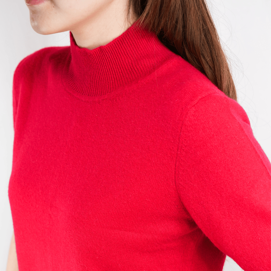 Strick-T-Shirt – Damen Pullover Shirt