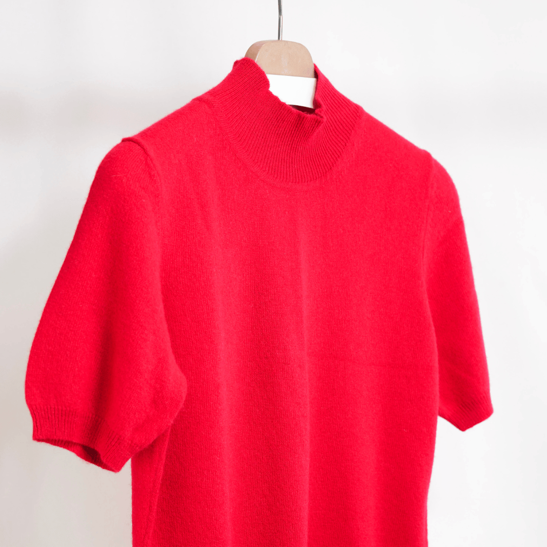 Strick-T-Shirt – Damen Pullover Shirt