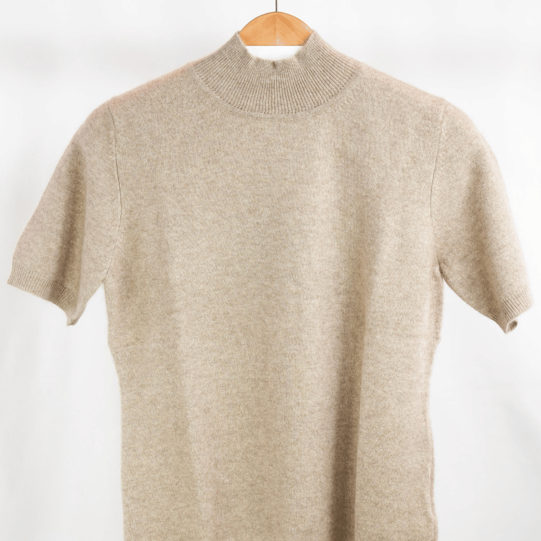Strick-T-Shirt – Damen Pullover Shirt