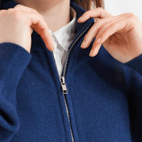 Cardigan Zip Damen – Strickjacke mit Reißverschluss