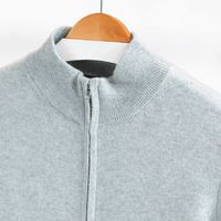 Cardigan Zip mit Pockets – Damen Strickjacke mit Reißverschluss