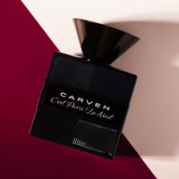 Carven C'est Paris! La Nuit Eau de Parfum, schwarze Flasche mit goldfarbenem Deckel